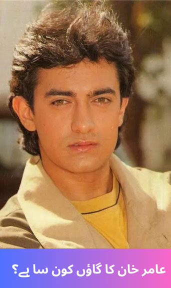 Which is Aamir Khan's village?